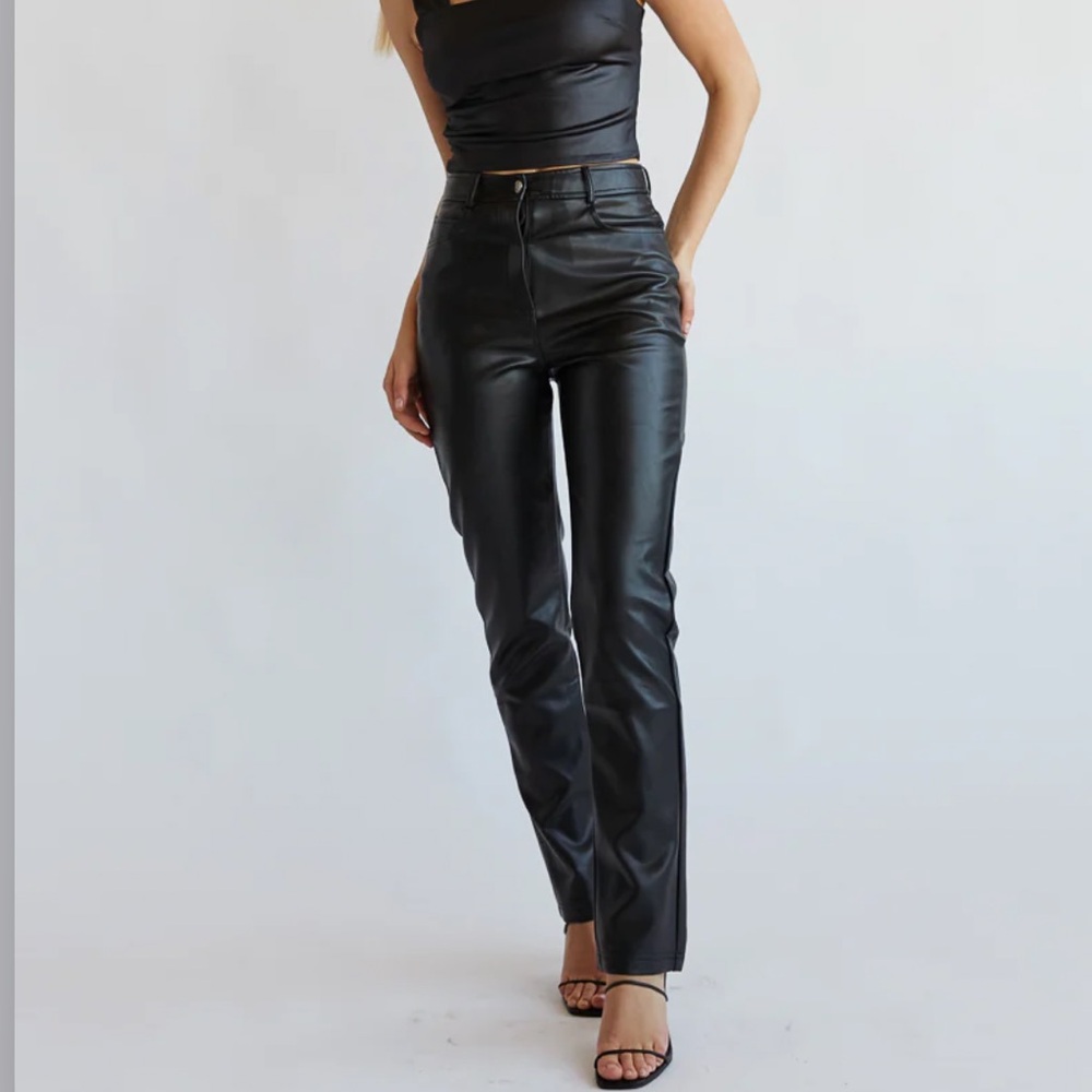 Brown Leather Pants